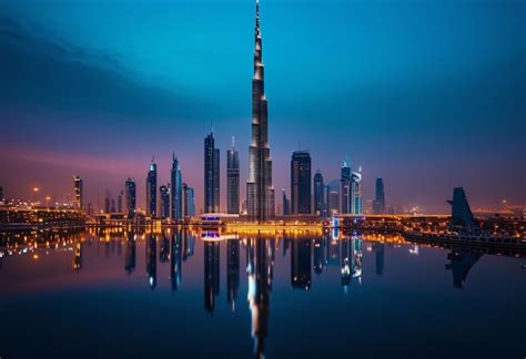 Premium Photo | Burj Khalifa Night view United Arab Emirates