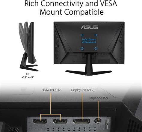 Asus TUF Gaming VG249Q1A 23.8" Full HD IPS 165Hz Monitor Price in ...