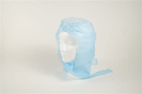 Plain Non Woven Surgical Hood Cap For Hospital Laboratory Feature Comfortable Disposable