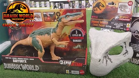 Jurassic World Chaos Theory Dinosaur Toy Hunt Atrociraptor Ghost Mask