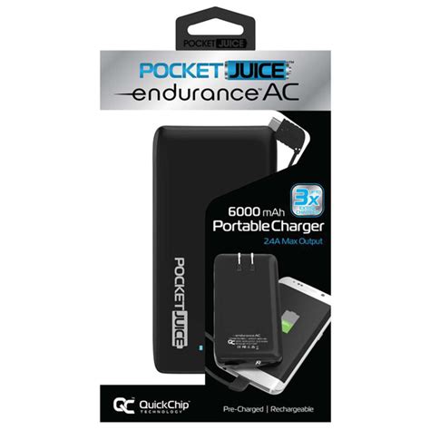 Tzumi Pocketjuice Endurance Ac 6000 Mah Portable Charger