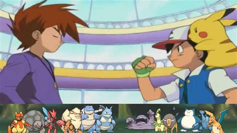 Ash Vs Gary On Pokemon Showdown Johto Silver League Youtube