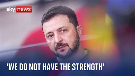 Volodymyr Zelenskyy Admits Ukraine Cannot Remove Russian Troops From Occupied Parts World News