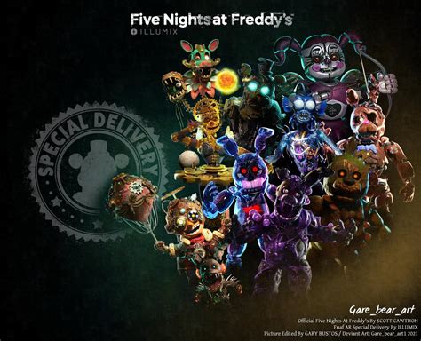 Fnaf Ar Special Delivery Skins By Garebearart1 On Deviantart