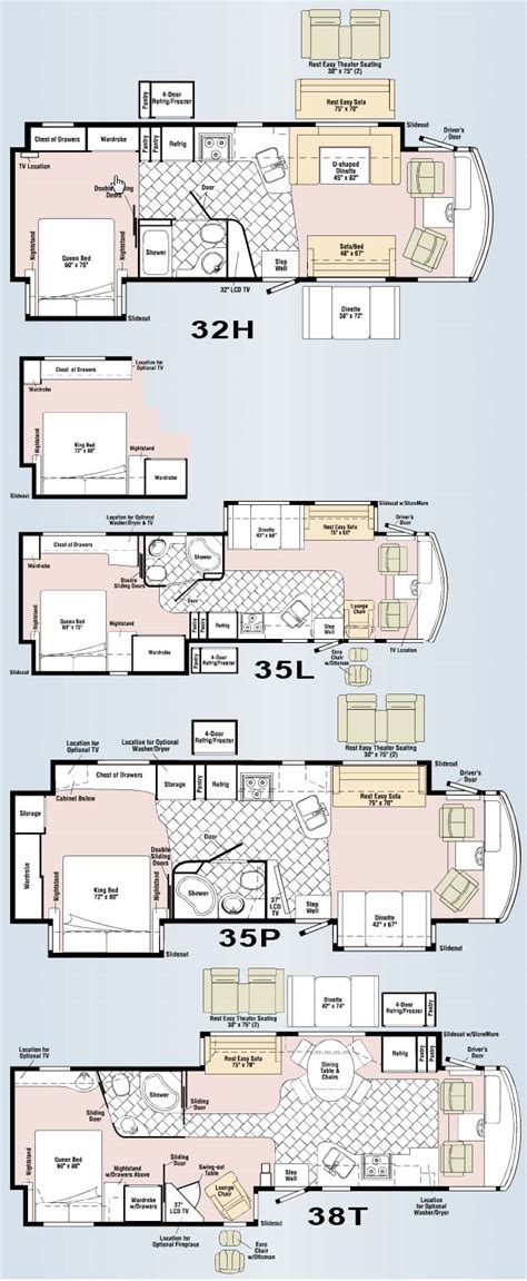 Sunova Rv Floor Plans Floorplans Click