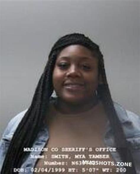 MYA TAMBER SMITH 10 27 2022 Madison County Mugshots Zone