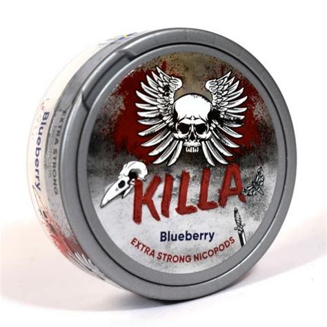 Killa Nicopods 24mg Nicotine Pouches Blueberry 1 Tin