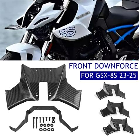 GSX S Motorcycle Downforce Aerodynamic Frontal Spoiler Naked Winglet