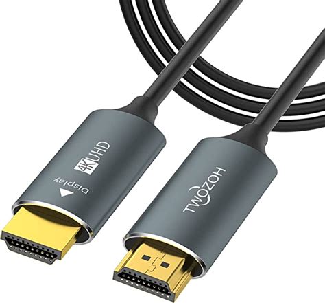 Amazon Twozoh 光ファイバーhdmi ケーブル 30m 4k 2 0 60hz 1080p対応 18gbps超高速hdmi