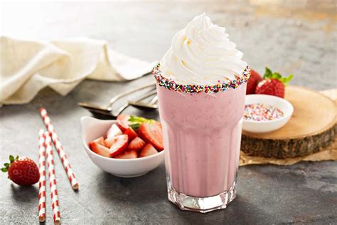 Milkshake aux Fraises spécial goûter des enfants de Cocktails Road et