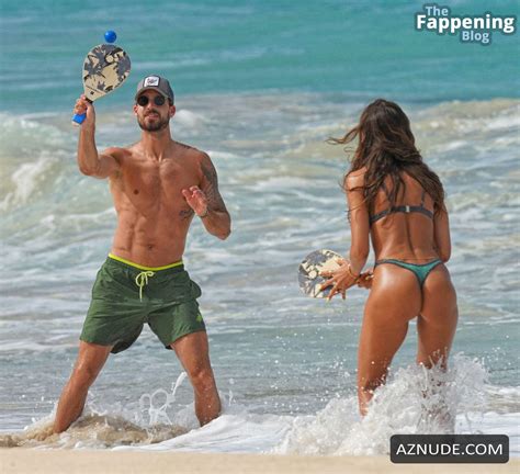 Izabel Goulart Sexy Shows Off Her Amazing Body In A Hot Bikini On The Beach With Kevin Trapp In