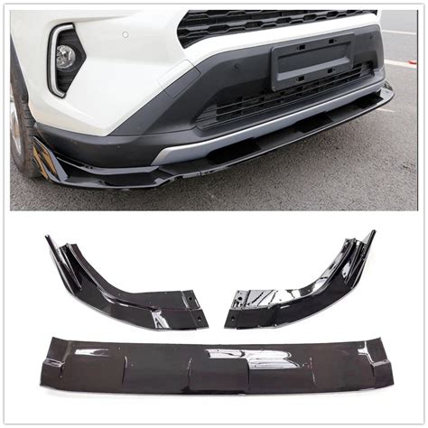 For Toyota Rav Front Bumper Spoiler Lip Car Lower Body Kit