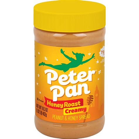 Peter Pan Honey Roast Creamy Peanut Butter Natural Honey Spread