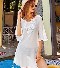 Ekouaer Women S Swimwear Cover Ups Sexy Open Front Beach Bikini Swimsuit Kimono Cardigan Cover