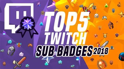 Twitch Subscriber Badges