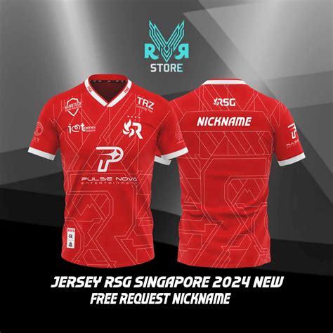 New RSG SG 2024 Kaso Shirt JERSEY Free Nickname Shopee Philippines