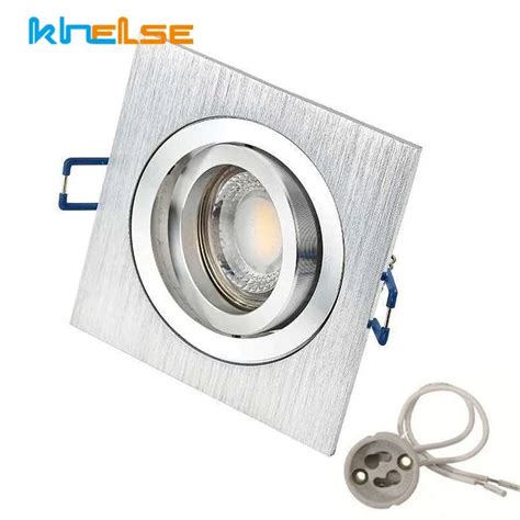 Afralia Adjustable LED Ceiling Downlight Frame With GU10 MR16 Holder