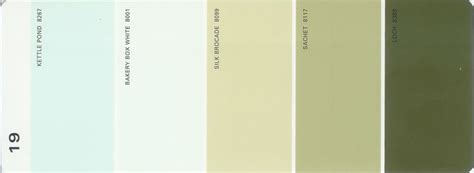 Martha Stewart Paint 5 Color Palette Card 19 Martha Stewart Paint