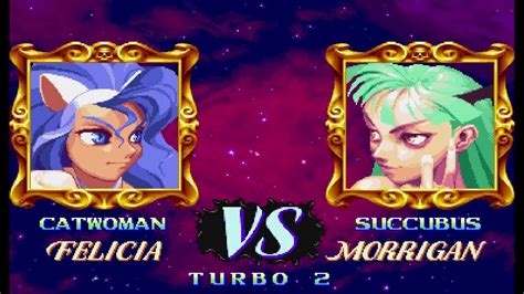 Darkstalkers ★ Grand Final ★ Felicia Vs Morrigan Youtube