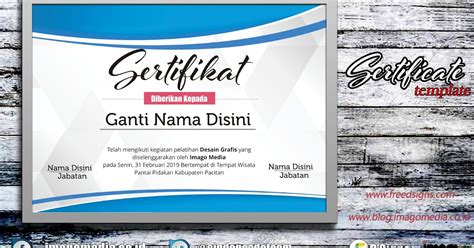 Detail Contoh Blanko Sertifikat Koleksi Nomer 57