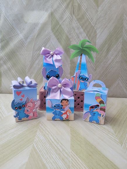 50 Personalizados Lilo E Stitch Elo7 Produtos Especiais