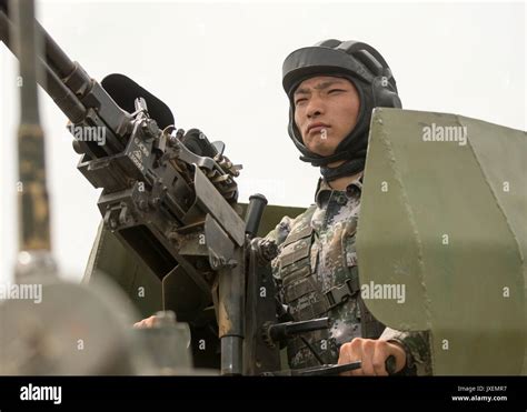 Haichung, China. 16th Aug, 2017. A Chinese People's Liberation Army ...