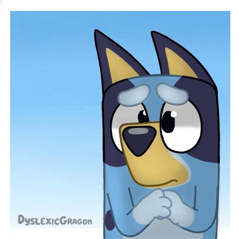 Sad Bluey By Dyslexicgragon On Deviantart