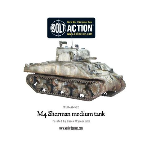 M Sherman Medium Tank Bolt Action Warlord Games