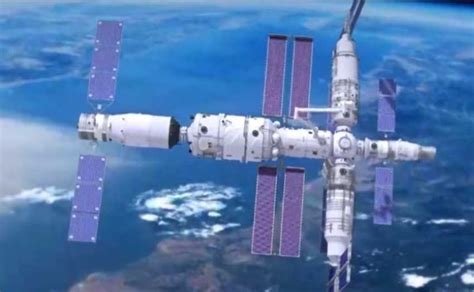 Modul Mengtian Tiba Di Tiangong Fase Perakitan Stasiun Luar Angkasa