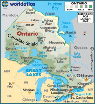 Ottawa Map - Canada