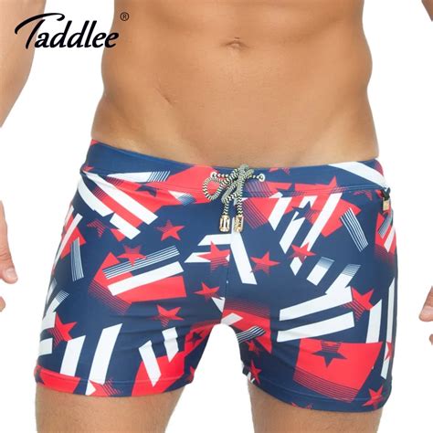 Taddlee Brand Men Swimwear Swimsuits Swimming Trunks Surfing Board