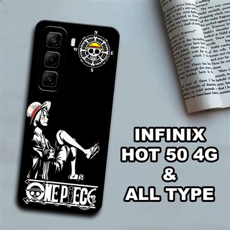 Jual CC4 Softcase Karet Lentur Untuk Infinix Hot 50 4G Motif Karakter Anime One Piece Case