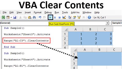 Vba Clear Contents How To Use Excel Vba Clear Contents