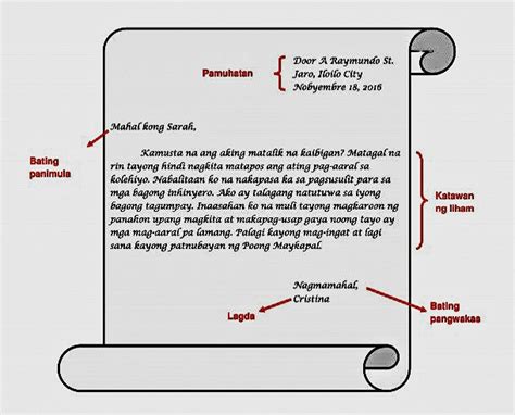 pagsulat ng liham