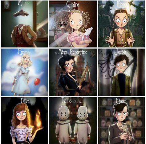 miss peregrine's home for peculiar children book characters - Pretty ...