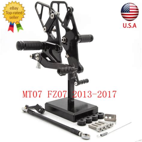 For Yamaha Mt 07 Mt07 Fz07 2013 2022 2014 2015 2018 Cnc Rearset Footpeg Footrest Ebay