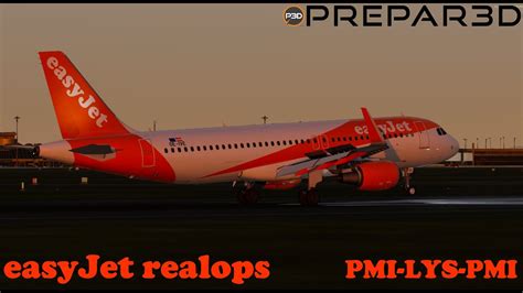 Flight Simulator P3Dv5 LIVE FSlabs A320 214 OE IVE EasyJet Realops