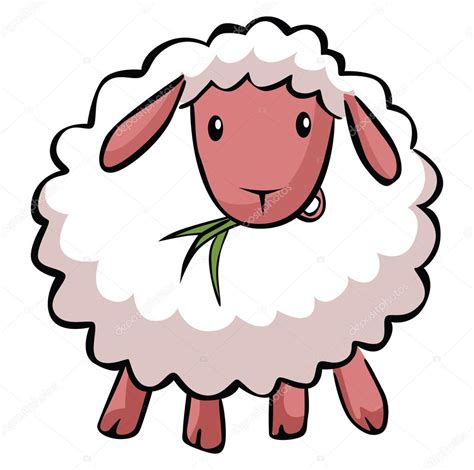 Funny cartoon sheep — Stock Vector © indomercy2012 #70624615