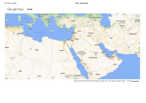 Israel - Google Maps | PDF