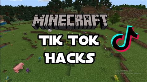 Testing 7 Viral Minecraft Tik Tok Hacks YouTube