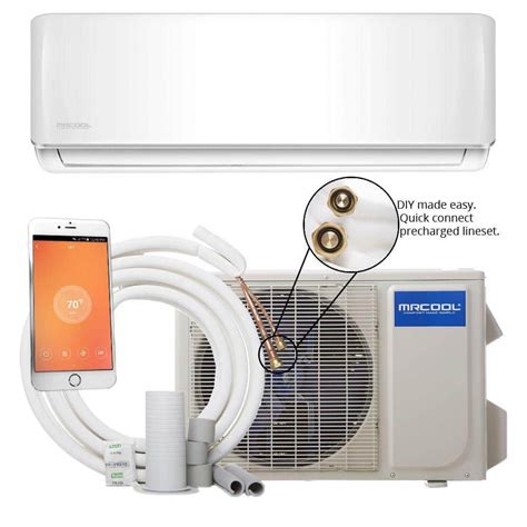 Mrcool Diy 24 000 Btu 2 Ton Ductless Mini Split Air Conditioner And