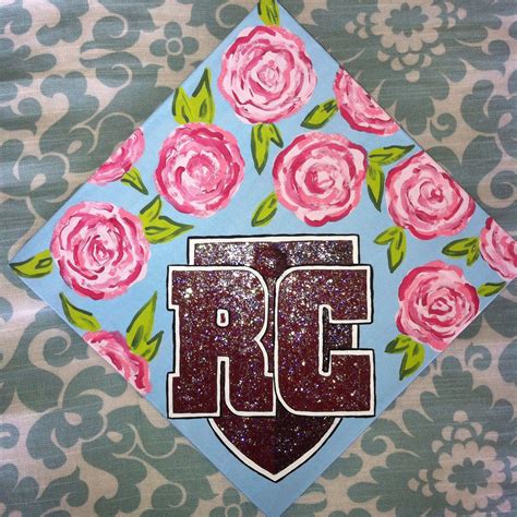 Lilly Pulitzer First Impression Roanoke College Graduation Cap 25 Roanoke College