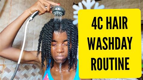 Washday For Long 4c Hair Washday Routine For Extreme Moisture And Natural Hair Growth Youtube