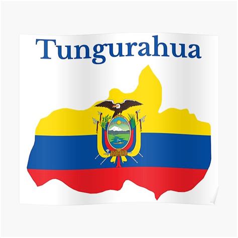 "Tungurahua Province Map Design, Ecuador" Poster by marosharaf | Redbubble