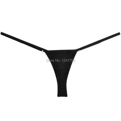 Women S Micro Thong String Adjustable Sexy Low Rise G String Bikinis Lingerie In Women S Panties