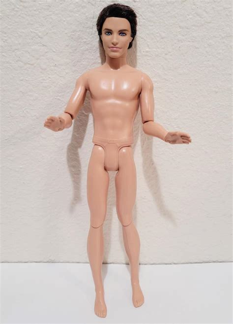 Barbie Fashionistas RYAN KEN DOLL 2011 ROOTED HAIR Jointed Articulated NUDE Values MAVIN