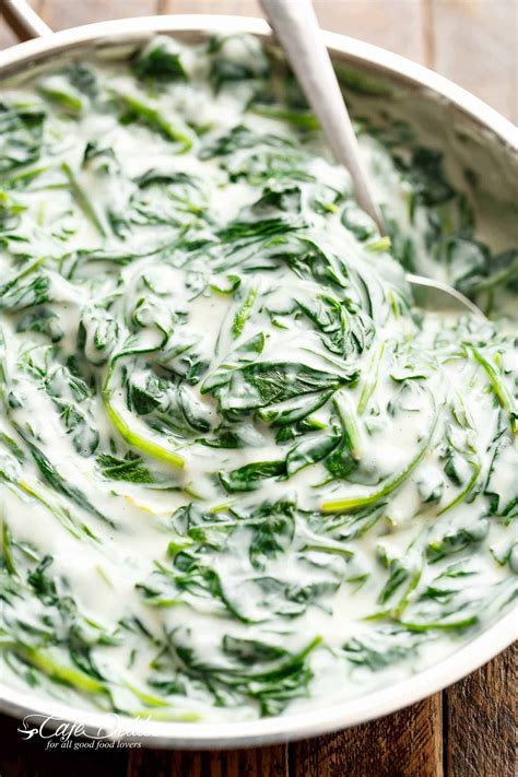 Easy Creamed Spinach - Cafe Delites | Creamed spinach recipe, Spinach ...