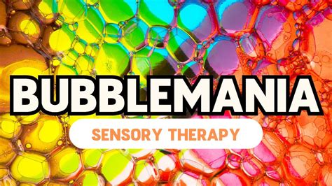 Bubbles And Calming Music Autism Sensory Therapy Youtube