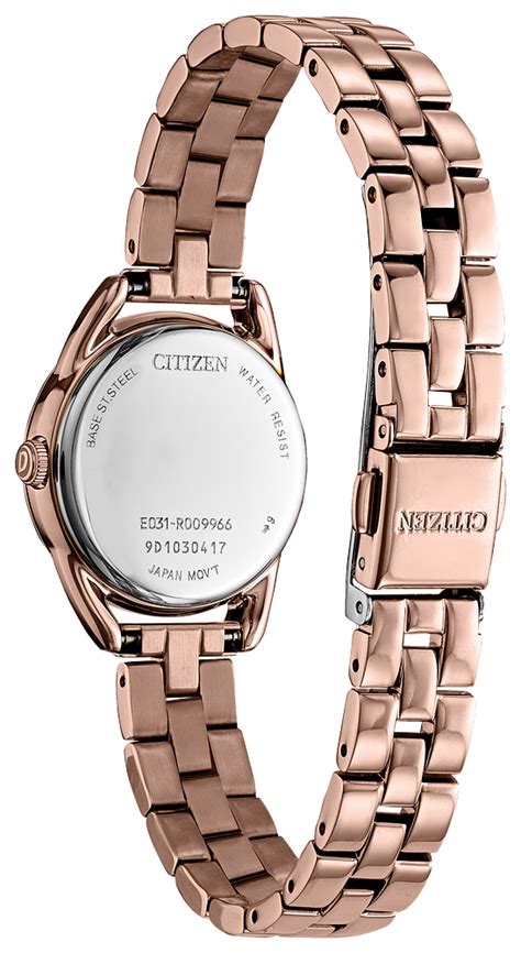 Citizen Eco Drive Ltr Rose Gold Em0688 78l Halifax Watch Company