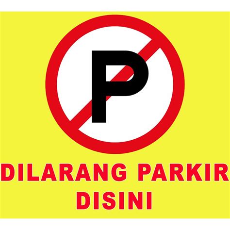 Jual Spanduk Banner Bener Dilarang Parkir Dilarang Melintas Shopee